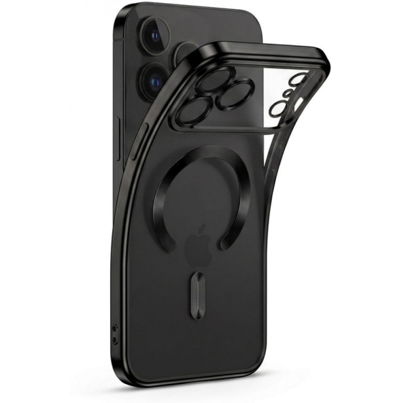Tech-Protect MagFlex MagSafe apvalks Apple iPhone 17 Pro / 18 Pro, spīdīgi melns