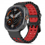 Tech-Protect Iconband Pro pulksteņa siksniņa Samsung Galaxy Watch Ultra 1 / 2 (2024-2026), 47 mm, melna un sarkana