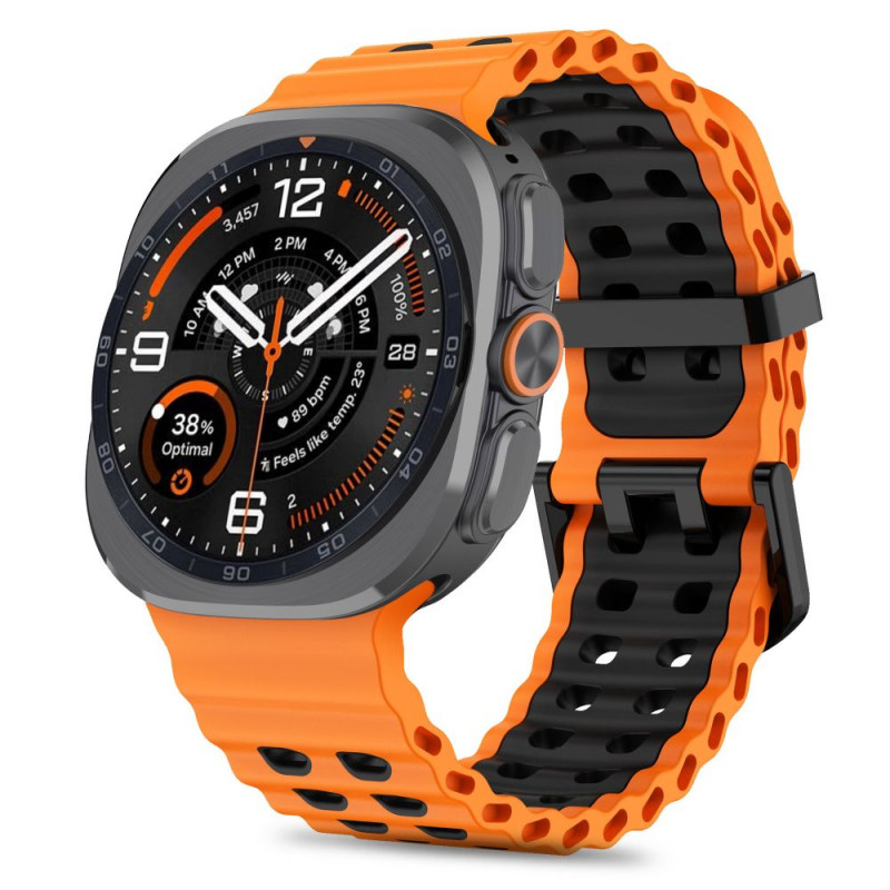Tech-Protect Iconband Pro pulksteņa siksniņa Samsung Galaxy Watch Ultra 1 / 2 (2024-2026), 47 mm, oranža un melna