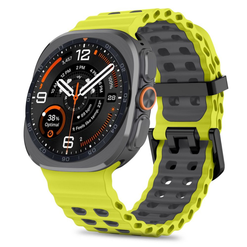 Tech-Protect Iconband Pro pulksteņa siksniņa Samsung Galaxy Watch Ultra 1 / 2 (2024-2026), 47 mm, laima zaļa un melna