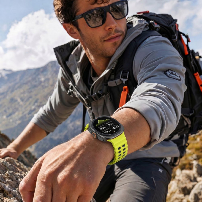 Tech-Protect Iconband Pro pulksteņa siksniņa Samsung Galaxy Watch Ultra 1 / 2 (2024-2026), 47 mm, laima zaļa un melna