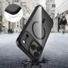 Tech-Protect MagMat MagSafe vāciņš Apple iPhone 17 Pro Max, melns/caurspīdīgs