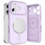 Tech-Protect Silicone MagSafe vāciņš Apple iPhone 17 Pro, ceriņkrāsas, THP4521