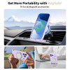 Tech-Protect Silicone MagSafe vāciņš Apple iPhone 17 Pro, ceriņkrāsas, THP4521