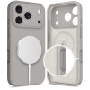Tech-Protect Silicone MagSafe vāciņš Apple iPhone 17 Pro, akmens pelēks
