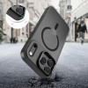 Tech-Protect Magstand MagSafe apvalks Apple iPhone 17 Pro, matēta melna krāsa