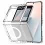 Tech-Protect Flexair Hybrid MagSafe apvalks Samsung Galaxy Z Flip 6 / 7 FE, caurspīdīgs