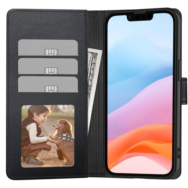 Tech-Protect Wallet apvalks Xiaomi Poco F7 5G, melns