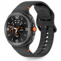 Tech-Protect Silicone siksniņa Samsung Galaxy Watch 8 / 9 / Classic 40/44/46 mm, melna