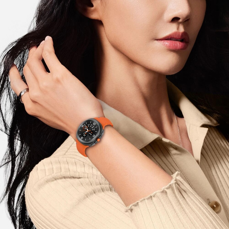 Tech-Protect Silicone siksniņa Samsung Galaxy Watch 8 / 9 / Classic 40/44/46 mm, melna