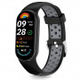 Tech-Protect IconBand Air siksniņa Xiaomi Smart Band 8 / 9 / 10 / NFC, melna/pelēka