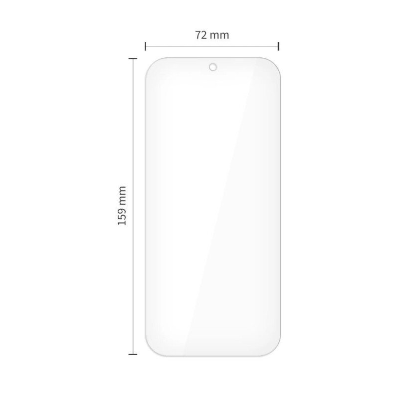 Tech-Protect Glass Fit+ rūdīts stikls Google Pixel 9 Pro XL / 10 Pro XL / 11 Pro XL, caurspīdīgs (2 gab.)