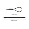 Tech-Protect Ultraboost DNA USB-C / USB-C kabelis ar atslēgu piekariņu PD 60W / 3A, 17 cm, dzelzs pelēks