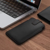 Tech-Protect SM65 universāls tālruņa maciņš, 6,0-6,9 collas, ekoāda, melns ar sarkanu