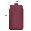 Tech-Protect SM65 universāls tālruņa maciņš, 6,0-6,9 collas, ekoāda, bordo