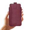 Tech-Protect SM65 universāls tālruņa maciņš, 6,0-6,9 collas, ekoāda, bordo