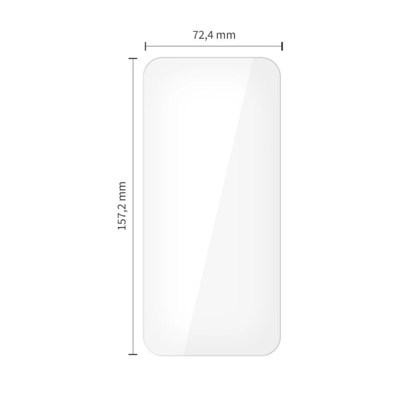 Tech-Protect Glass Fit+ rūdīts stikls, paredzēts OnePlus 15, caurspīdīgs (2 gab.)