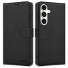 Tech-Protect Wallet apvalks-maks, paredzēts Samsung Galaxy S25 FE, melns