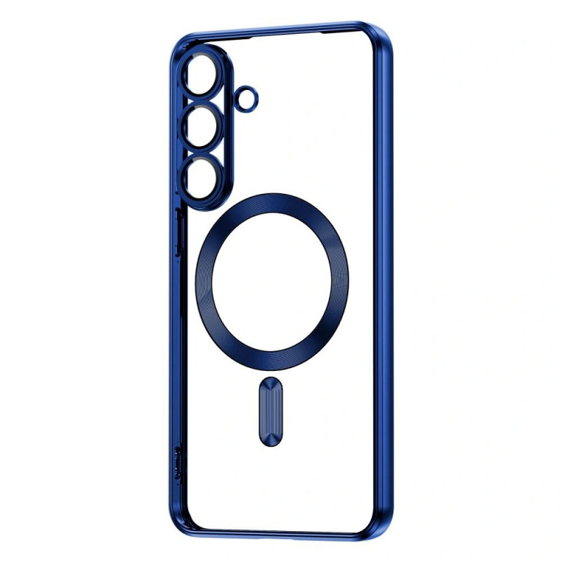 Tech-Protect Magflex MagSafe apvalks, paredzēts Samsung Galaxy S25 FE, tumši zils