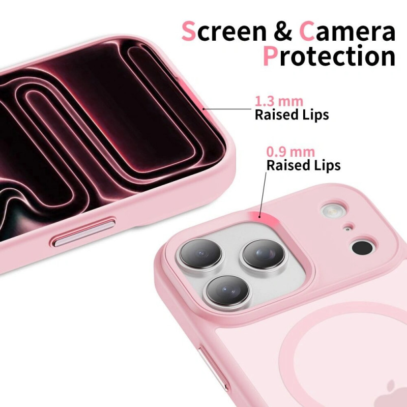 Tech-Protect MagMat MagSafe apvalks Apple iPhone 17 Pro, matēts rozā