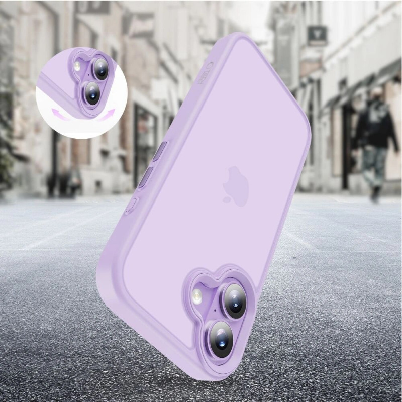 Tech-Protect MagMat apvalks Apple iPhone 17, matēts lavandas krāsā