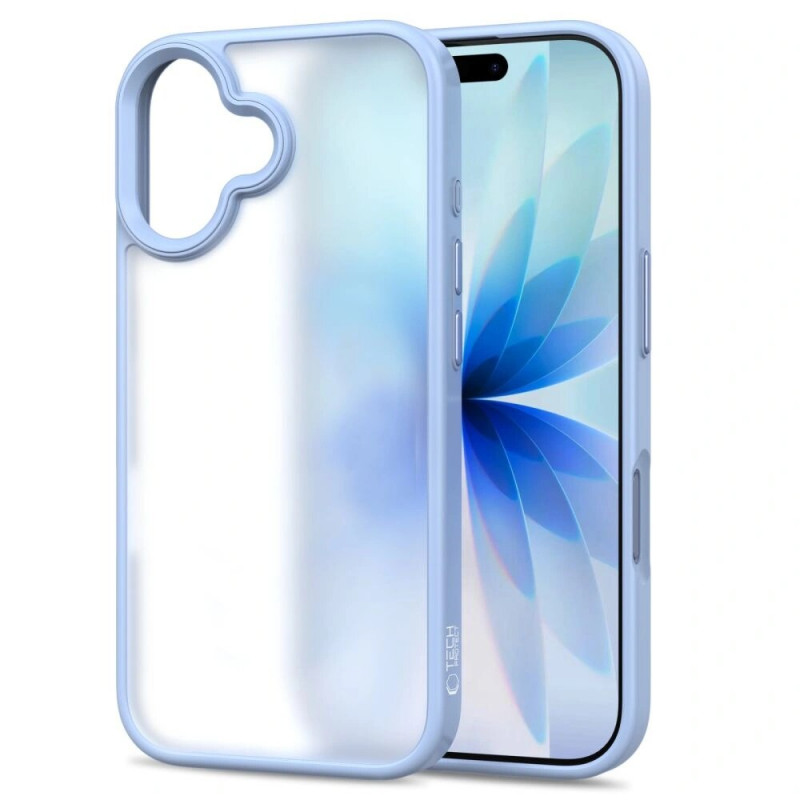 Tech-Protect MagMat THP4944 apvalks Apple iPhone 17, matēts miglaini zils