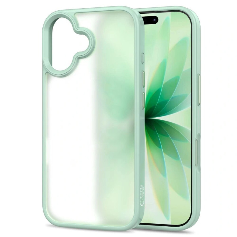 Tech-Protect MagMat apvalks Apple iPhone 17, matēts salvijas zaļš