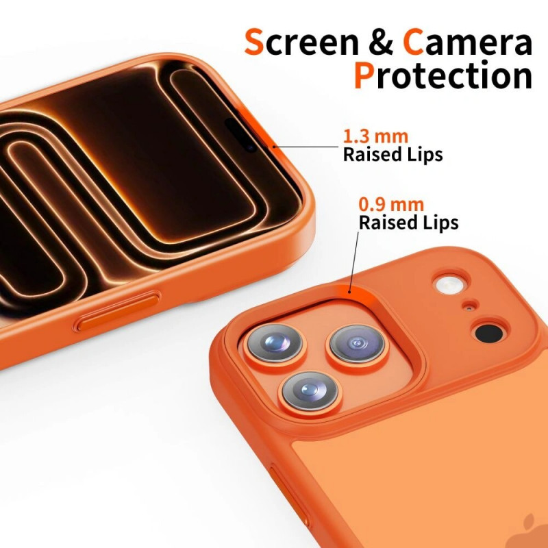 Tech-Protect MagMat apvalks Apple iPhone 17 Pro, matēts kosmiski oranžs