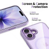 Tech-Protect MagMat MagSafe apvalks Apple iPhone 17, lavandas krāsas/caurspīdīgs