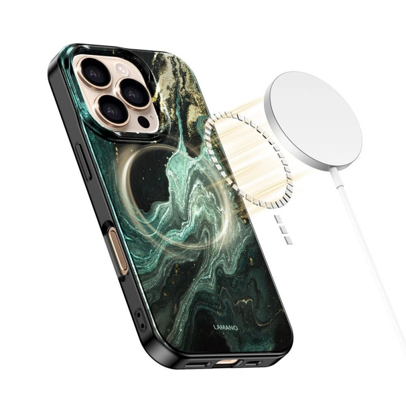 Tech-Protect Lamano MagSafe apvalks Apple iPhone 16 Pro Max, Verde Aura