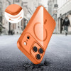 Tech-Protect MagMat MagSafe apvalks Apple iPhone 17 Pro, kosmiski oranžs/caurspīdīgs, THP4752