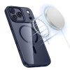 Tech-Protect MagMat MagSafe apvalks Apple iPhone 17 Pro Max, tumši zils/caurspīdīgs