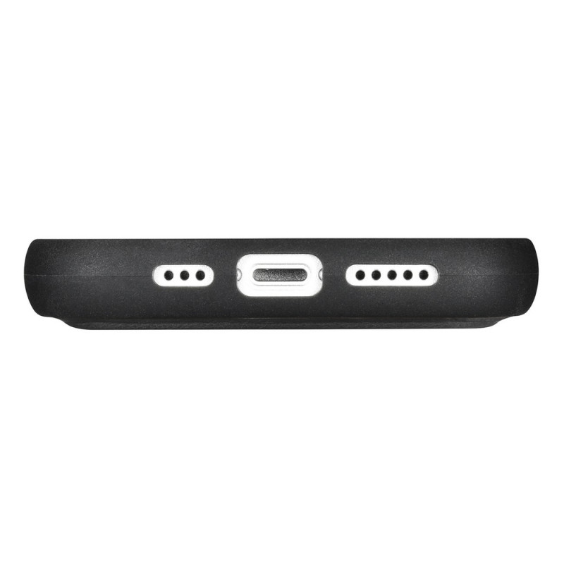 iCarer Oil Wax Wallet Case 2in1 ādas atverams futrālis iPhone 14 Plus, Anti-RFID, melns (WMI14220723-BK)