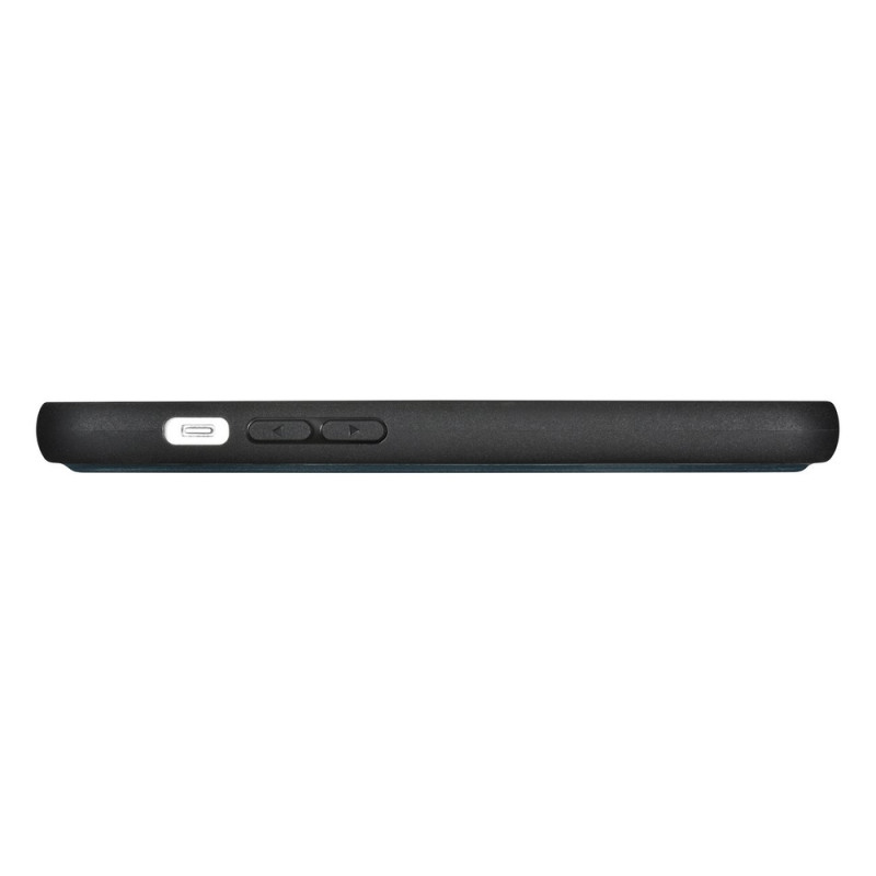 iCarer Oil Wax Wallet Case 2in1 ādas atverams futrālis iPhone 14 Plus, Anti-RFID, zils (WMI14220723-BU)