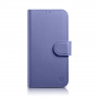 iCarer Wallet Case 2in1 ādas atverams futrālis iPhone 14 Plus, Anti-RFID, gaiši violets (WMI14220727-LP)
