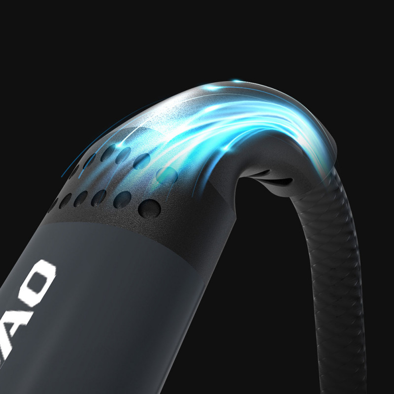 Dudao L3CC USB-C – USB-C kabelis, 60 W, 1,2 m, pīts, melns