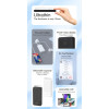 Dudao K10 10000 mAh ārējais akumulators, 2 x USB-A, 2,4 A, balts
