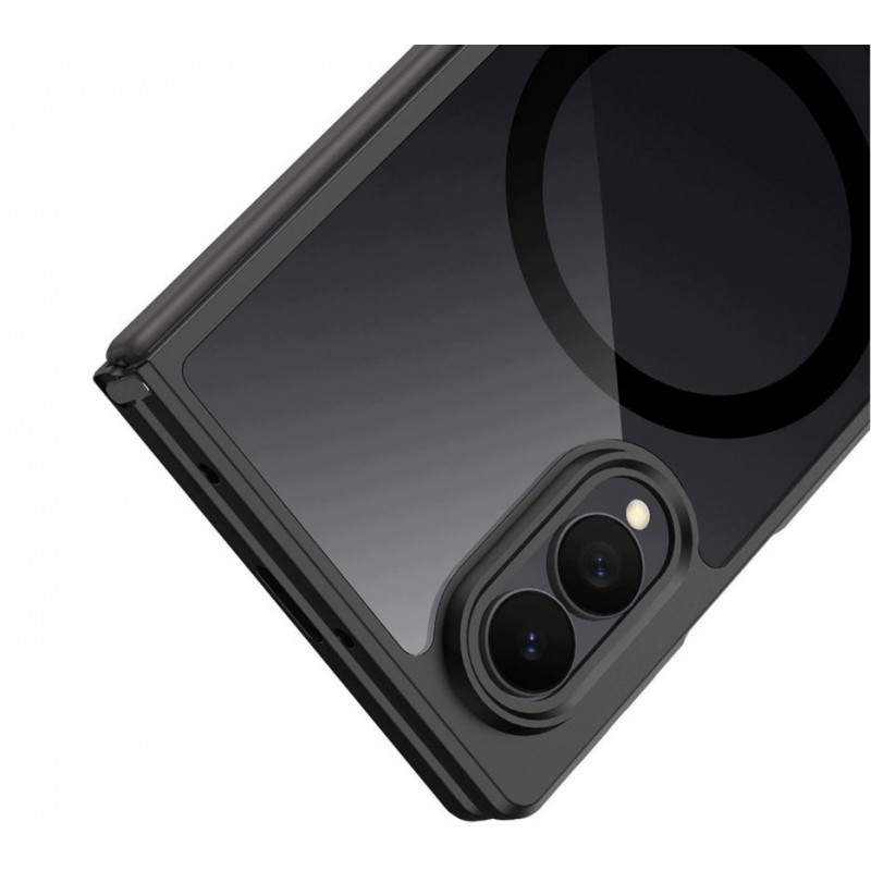 Dux Ducis Aimo Hybrid apvalks Samsung Galaxy Z Fold8, magnētisks, melns