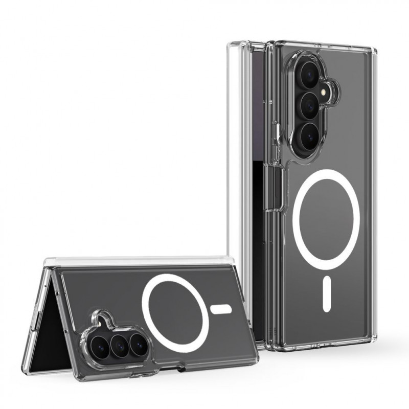 Dux Ducis Clin Mag apvalks Samsung Galaxy Z Fold8 Ultra, MagSafe, caurspīdīgs