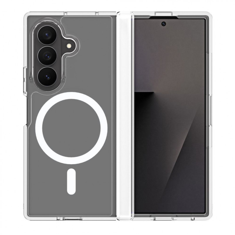 Dux Ducis Clin Mag apvalks Samsung Galaxy Z Fold8 Ultra, MagSafe, caurspīdīgs