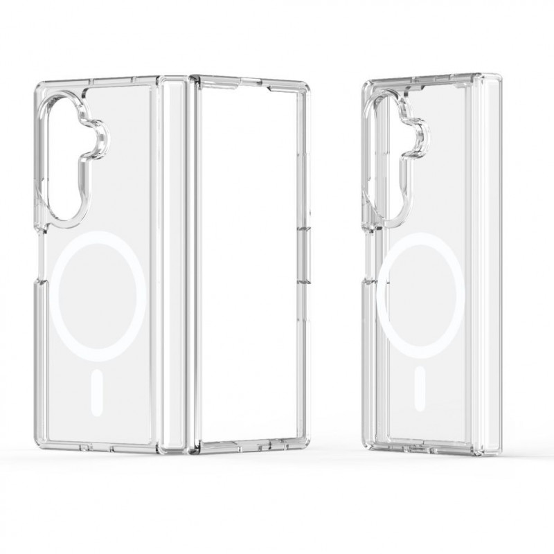 Dux Ducis Clin Mag apvalks Samsung Galaxy Z Fold8 Ultra, MagSafe, caurspīdīgs
