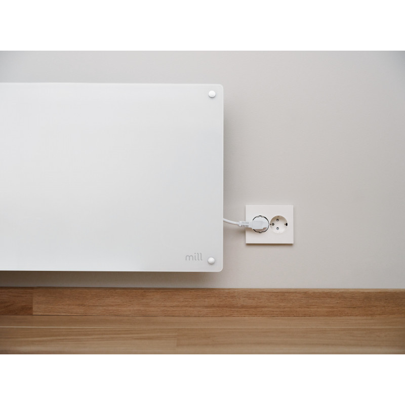 Mill Glass Smart WiFi Gen. 4 GL400WIFI4 paneļa sildītājs, 400 W, balts, IPX4