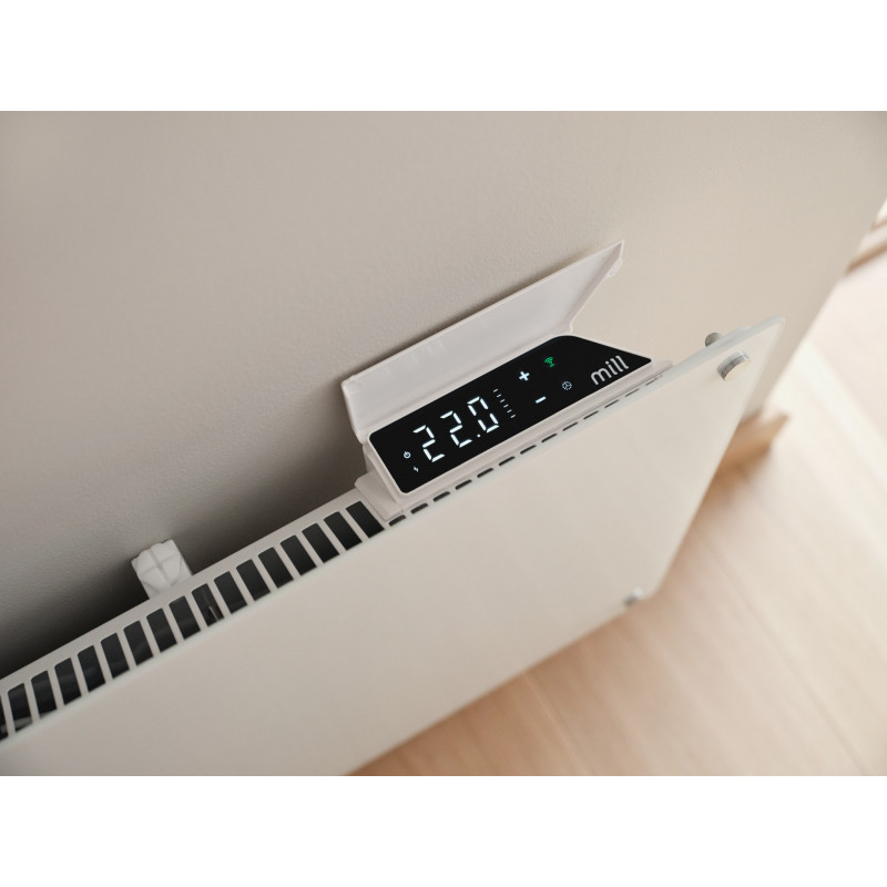Mill Glass Smart WiFi paneļa sildītājs Gen. 4 GL1300WIFI4, 1300 W, balts