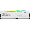Kingston FURY Beast 16 GB DDR5-5600 CL40 DIMM atmiņas modulis, RGB, balts, KF556C40BWA-16