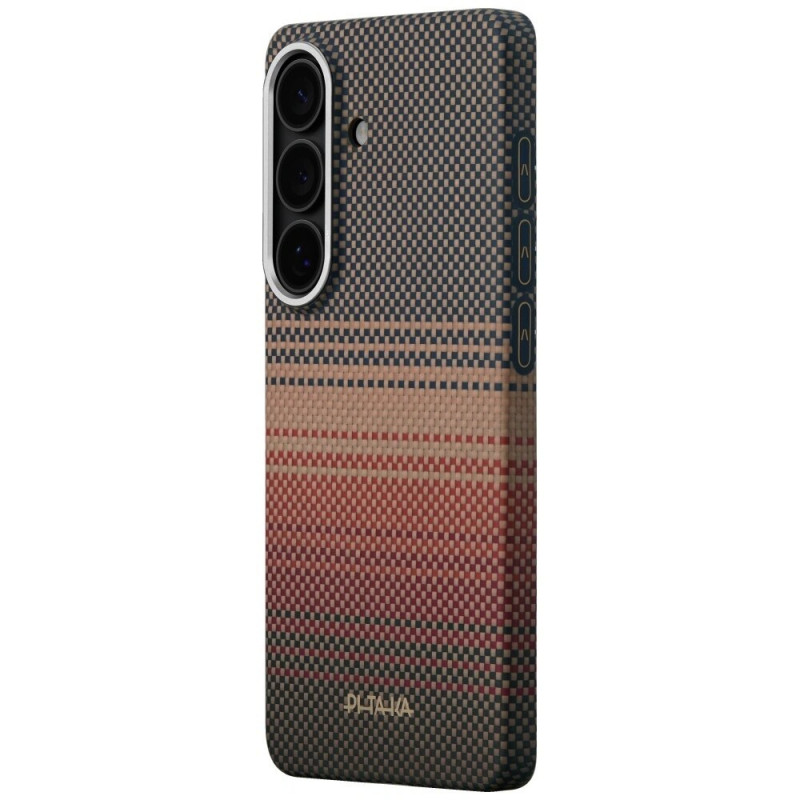 PITAKA Edge Case MagSafe vāciņš Samsung Galaxy S26+, saulrieta krāsā