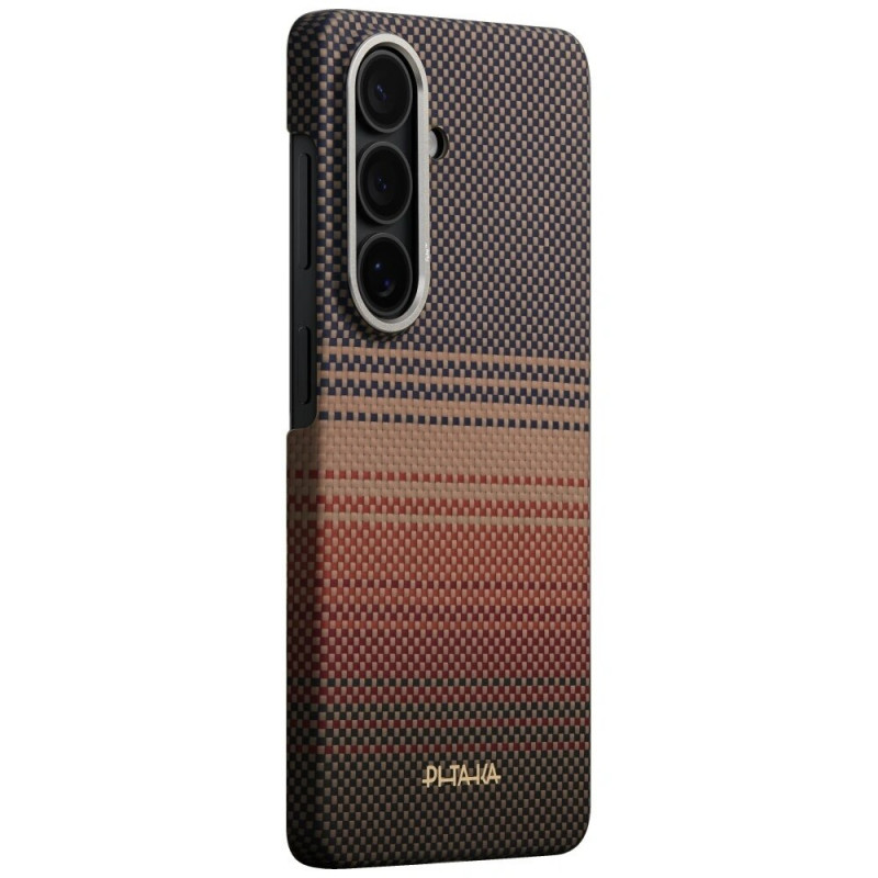 PITAKA Edge Case MagSafe vāciņš Samsung Galaxy S26+, saulrieta krāsā