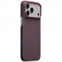 PITAKA Edge Case Argyle MagSafe vāciņš Apple iPhone 18 Pro Max / 17 Pro Max, zili sarkans