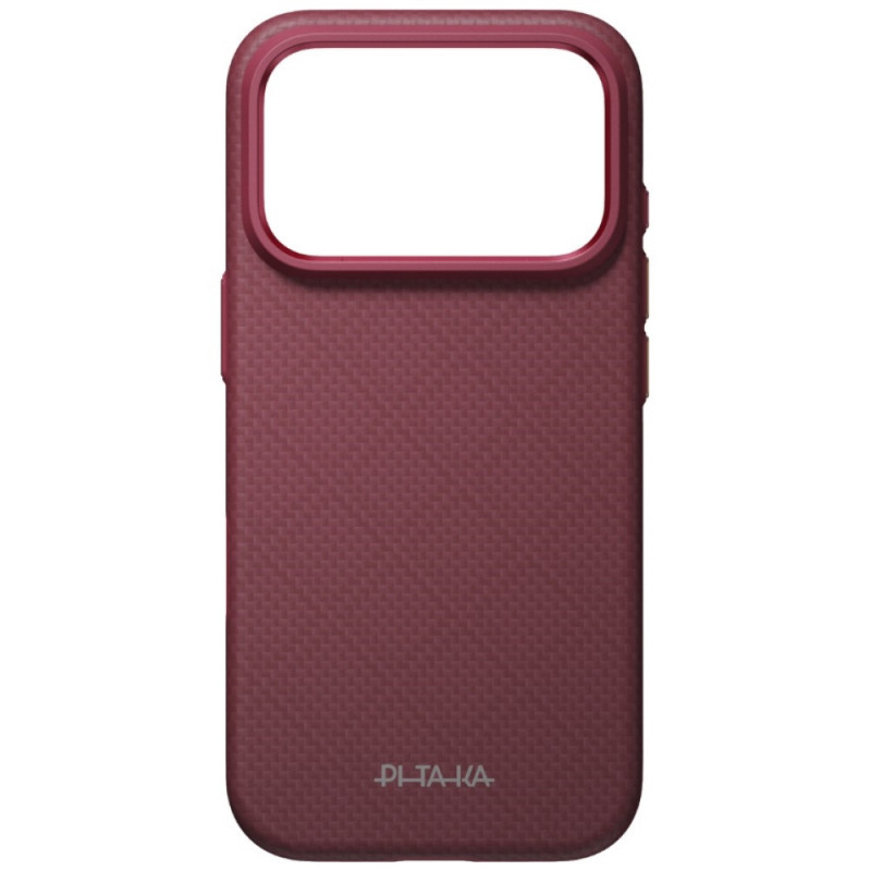 PITAKA Summa Case vāciņš Apple iPhone 18 Pro / 17 Pro, bordo krāsā
