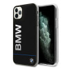 BMW BMHCN58PCUBBK Apple iPhone 11 Pro cietais maciņš Signature Printed Logo, melns
