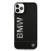 BMW BMHCN58PCUBBK Apple iPhone 11 Pro cietais maciņš Signature Printed Logo, melns